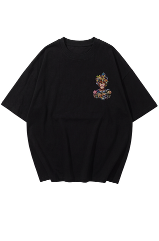 Majin Vegeta All-Character Collage Oversized Anime T-Shirt By Zilzy