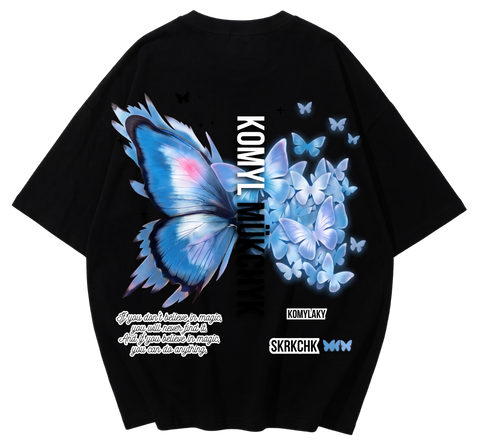 Aesthetic Butterfly – Premium Oversized Streetwear T-Shirt By Zilzy