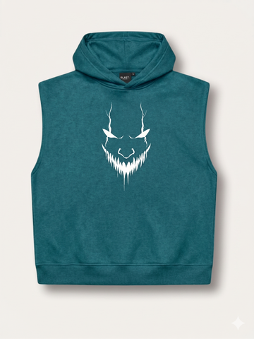Ghost Smiling Hoodie Gym Ware By Faturo