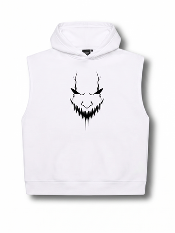 Ghost Smiling Hoodie Gym Ware By Faturo