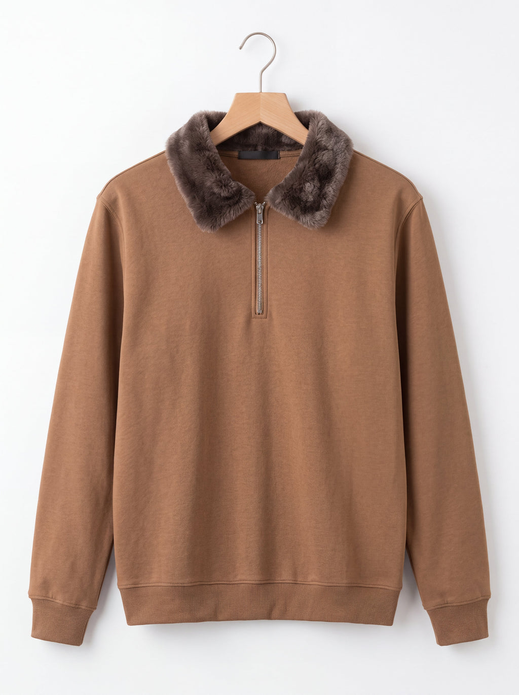 Sweat Shirt Faux Fur Unisex By Zilzy