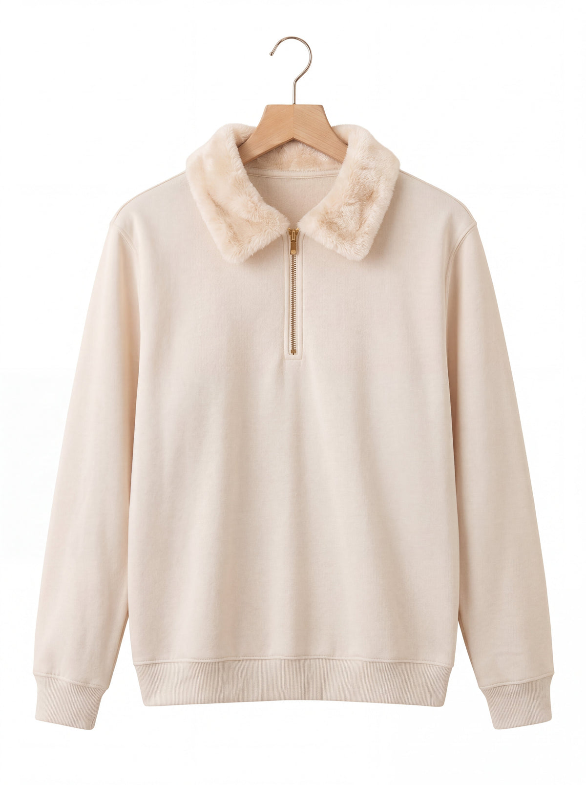 Sweat Shirt Faux Fur Unisex By Zilzy