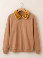 Sweat Shirt Faux Fur Unisex By Zilzy