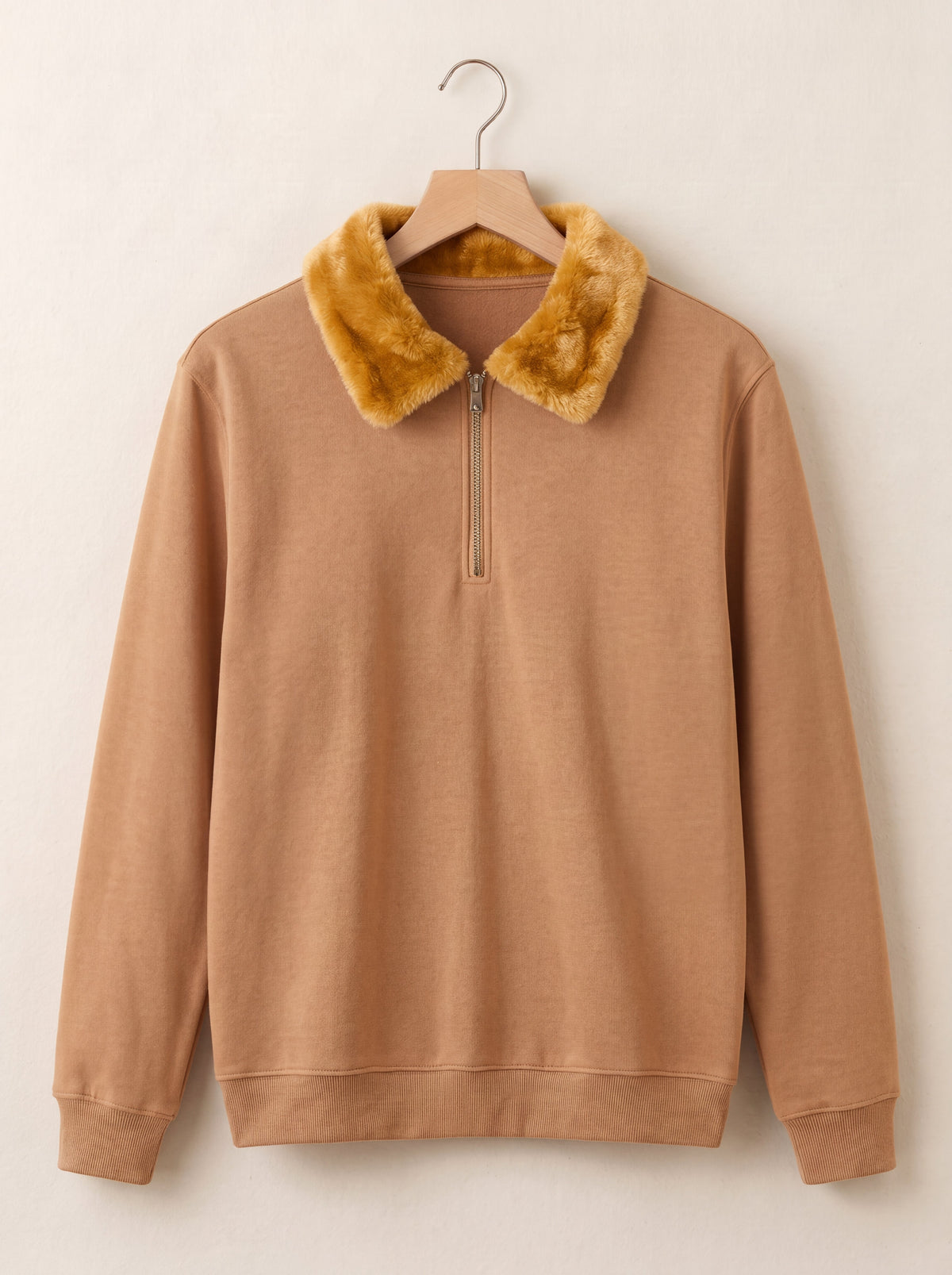 Sweat Shirt Faux Fur Unisex By Zilzy