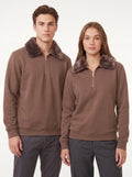 Sweat Shirt Faux Fur Unisex By Zilzy