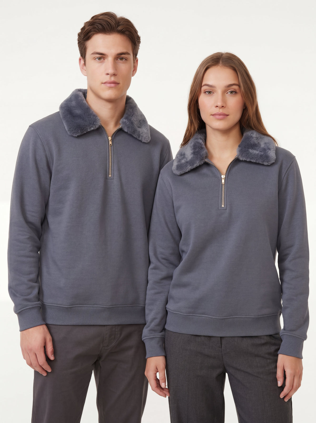 Sweat Shirt Faux Fur Unisex By Zilzy