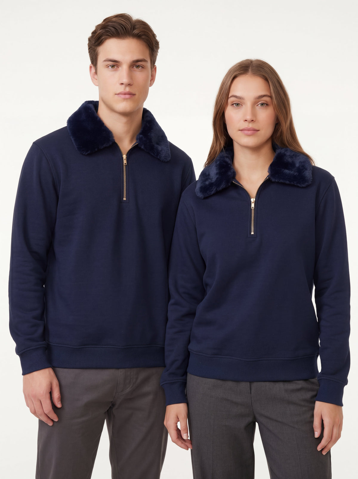 Sweat Shirt Faux Fur Unisex By Zilzy