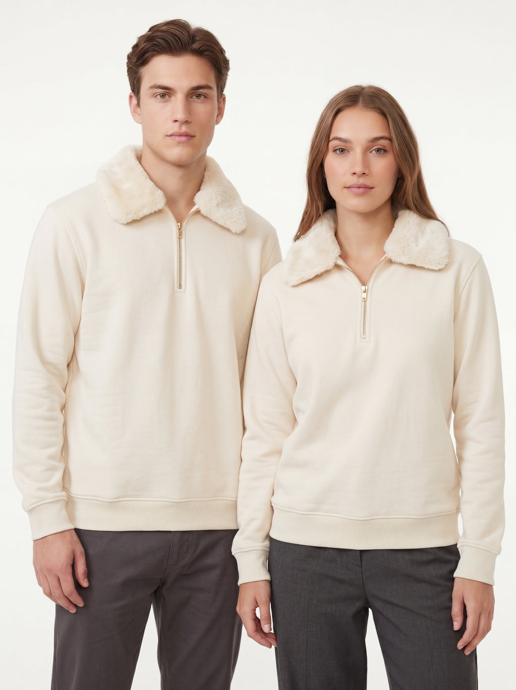 Sweat Shirt Faux Fur Unisex By Zilzy