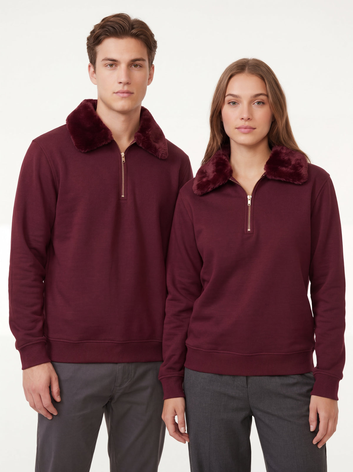 Sweat Shirt Faux Fur Unisex By Zilzy