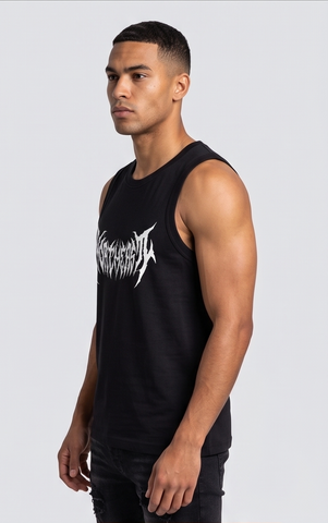 Urban Gothic Graphic Print Tank Top | HD DTF Printed Sando By Zilzy