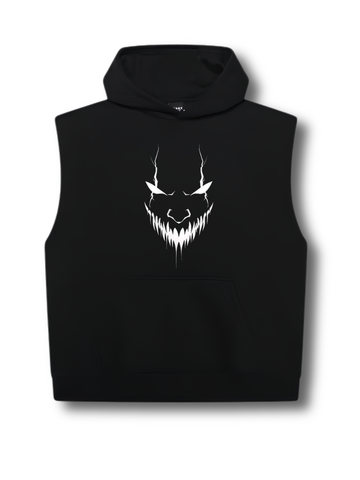Ghost Smiling Hoodie Gym Ware By Faturo