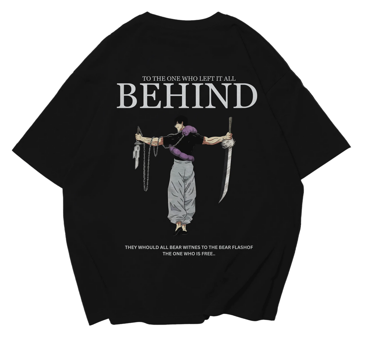TOJI FUSHIGURO DOWNSHOULDER FOR UNISEX BY ZILZY