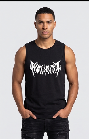 Urban Gothic Graphic Print Tank Top | HD DTF Printed Sando By Zilzy